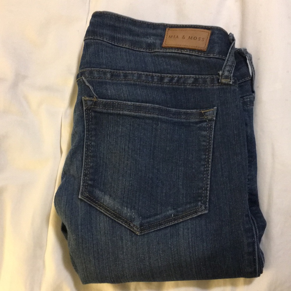 Super skinny Mia and Moss jeans